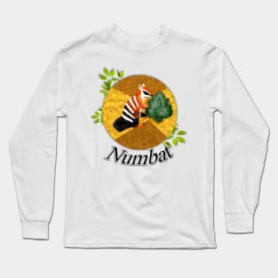 Numbat. Australian Ant Eater Long Sleeve T-Shirt